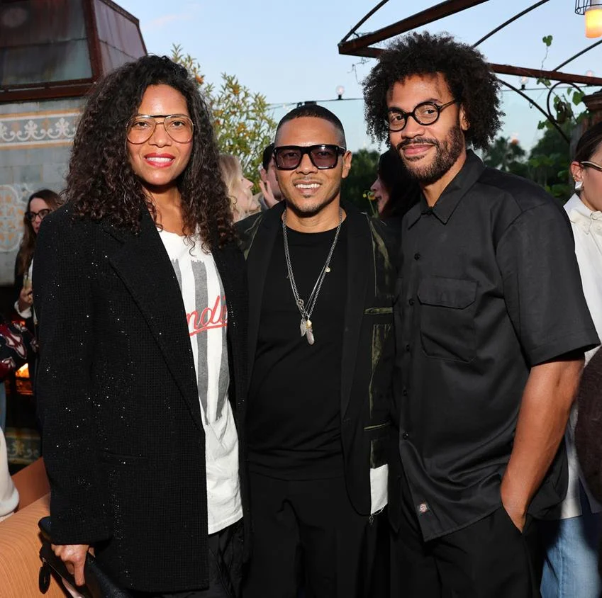 Monica and Leonardo Lawson, Charles Harbison. Source: Getty