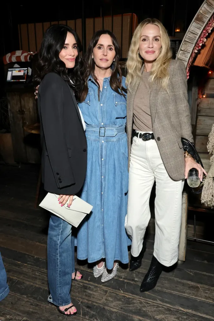 Abigail Spencer, Tania Fares and Monet Mazur. Source: Getty