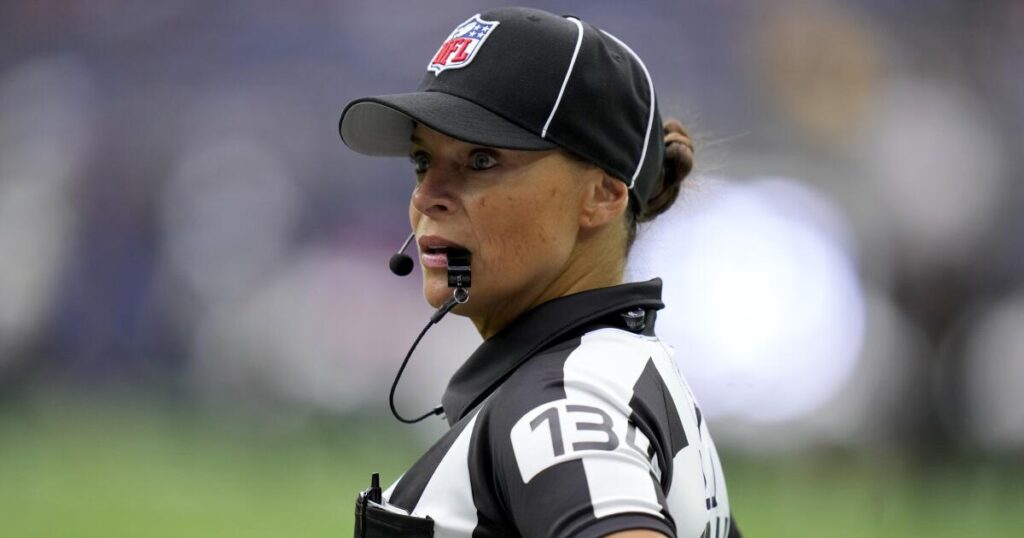 One of NFL’s first female officials alleges gender discrimination, harassment in lawsuit