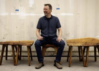 After an L.A. windstorm, he used fallen trees to make furniture with a story behind it