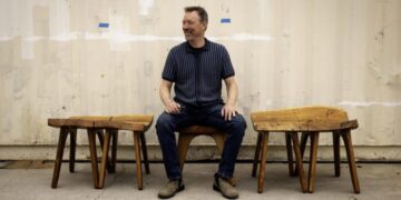 After an L.A. windstorm, he used fallen trees to make furniture with a story behind it