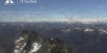 Striking before-and-after images show extent of California’s snow drought