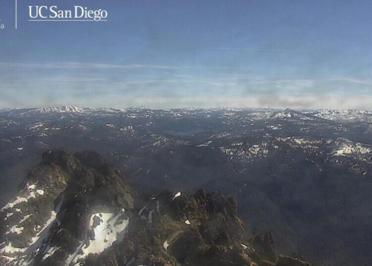 Striking before-and-after images show extent of California’s snow drought