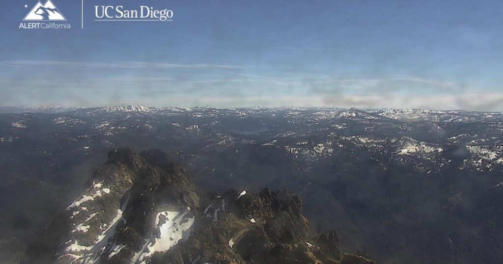 Striking before-and-after images show extent of California’s snow drought