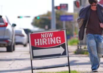 Employers added a surprisingly high number of jobs last month, rebounding from a weak February