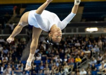 UCLA gymnasts say remaining calm, confident key to their push for a national title