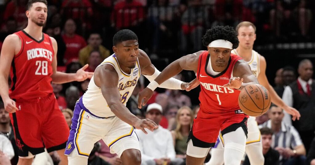 Turnover-plagued Lakers fail to pull off sweep in Game 4 loss to Rockets