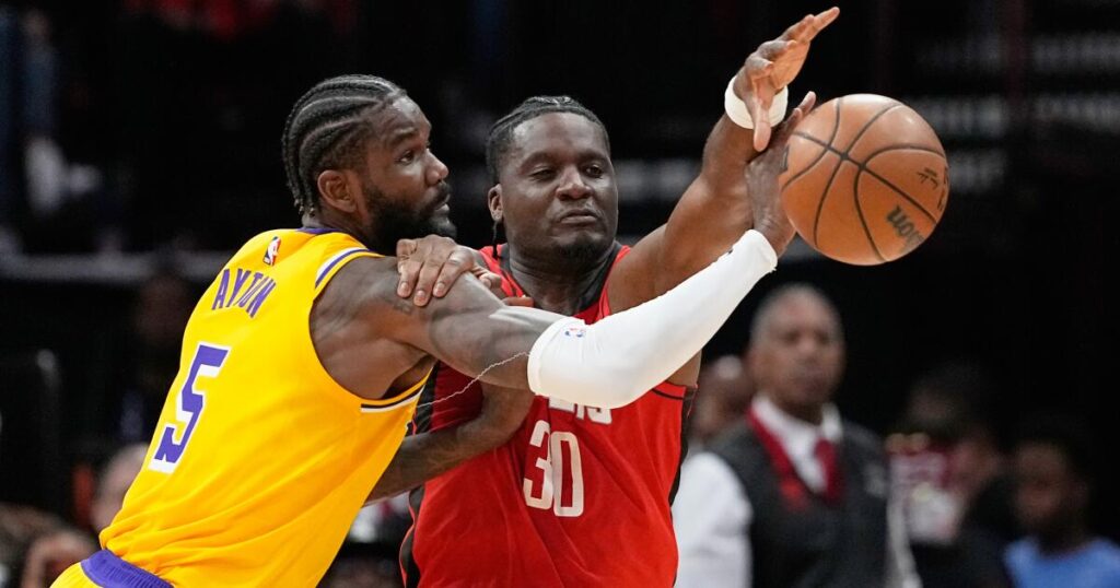 Lakers prepare for Rockets playoff series with emphasis on rebounding