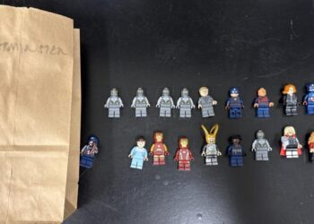 He stole Lego pieces, put dried pasta in the box, police say. Shake it, they ‘make the same sound’