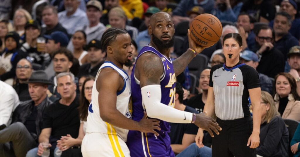 LeBron James powers shorthanded Lakers to important win over Warriors