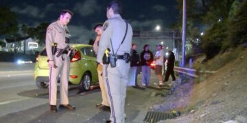 Riderless scooter in roadway causes multicar collision on 110 Freeway in Los Angeles