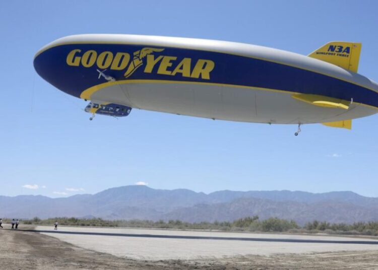 I rode in the Goodyear blimp over Coachella