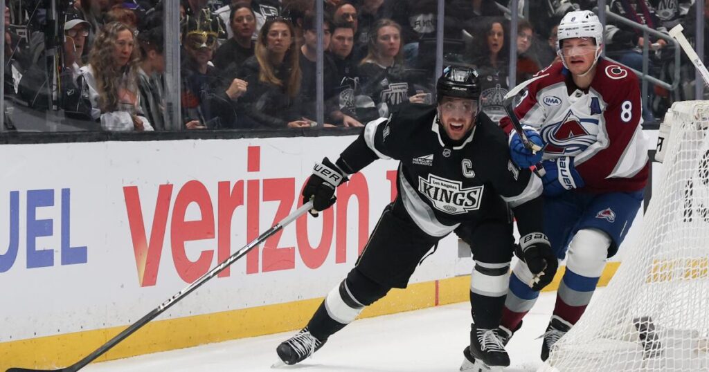 Anze Kopitar’s stellar NHL career comes to an end in Kings’ playoff loss to Avalanche