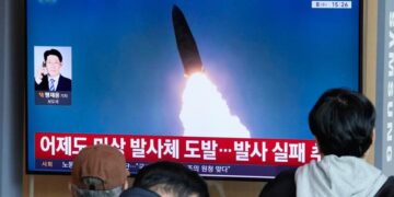 North Korea fires missiles toward sea after ridiculing South’s hopes for better ties
