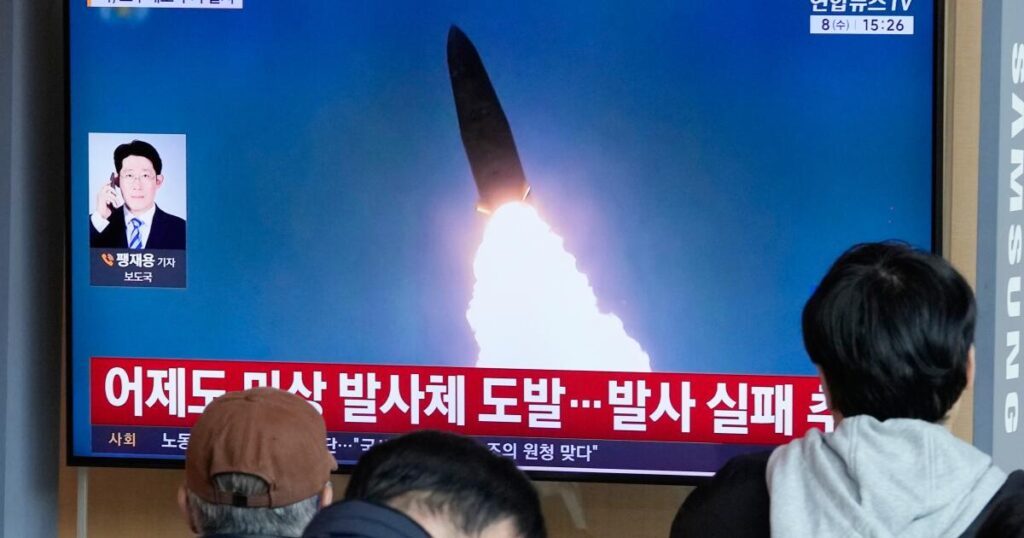 North Korea fires missiles toward sea after ridiculing South’s hopes for better ties