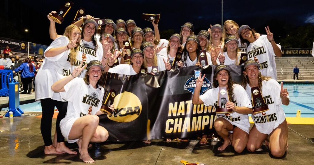 Sinia Plotz, Anna Reed lead USC to its seventh NCAA women’s water polo title