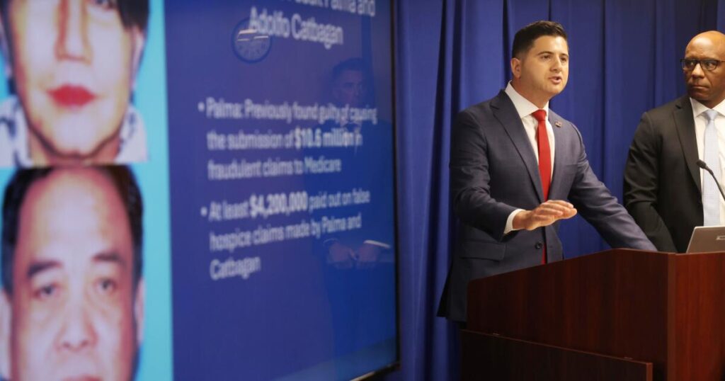 SoCal hospice owners bilked taxpayers for millions in false claims, federal officials say