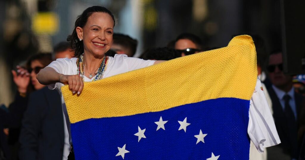 Venezuela’s Maria Corina Machado draws a huge Madrid crowd and rebuffs meeting with Spain’s PM