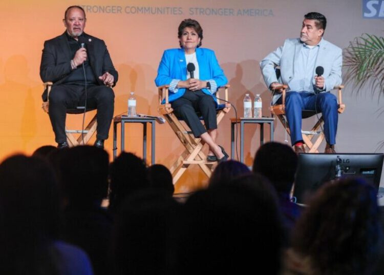 Black and Latino civil rights leaders urge unity in L.A. town hall