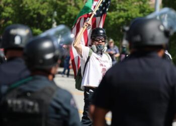 Sex toys thrown at detention facility in L.A. anti-ICE protest; police declare unlawful assembly