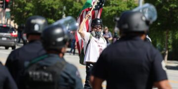 Sex toys thrown at detention facility in L.A. anti-ICE protest; police declare unlawful assembly