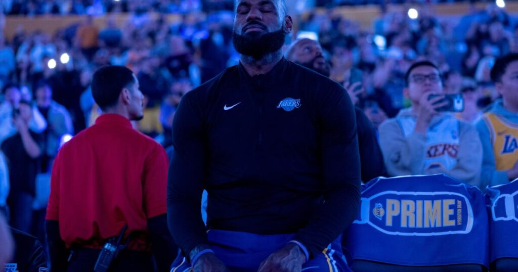 ‘He knows the most’: How LeBron James sets the tone for Lakers entering playoffs