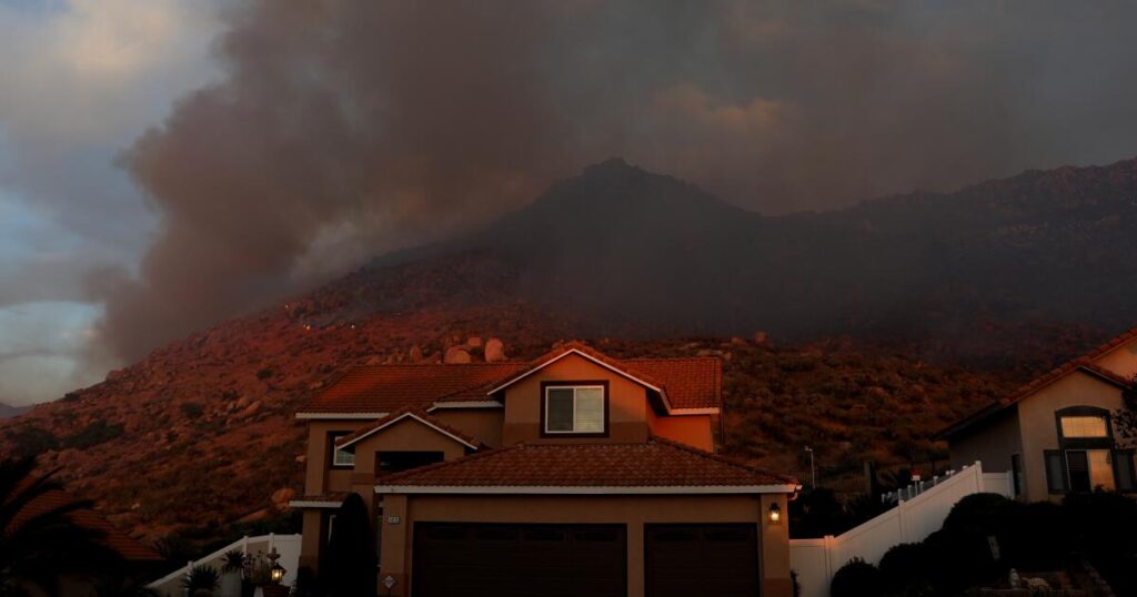 Firefighters contain Southern California brush fires fueled by Santa Ana winds