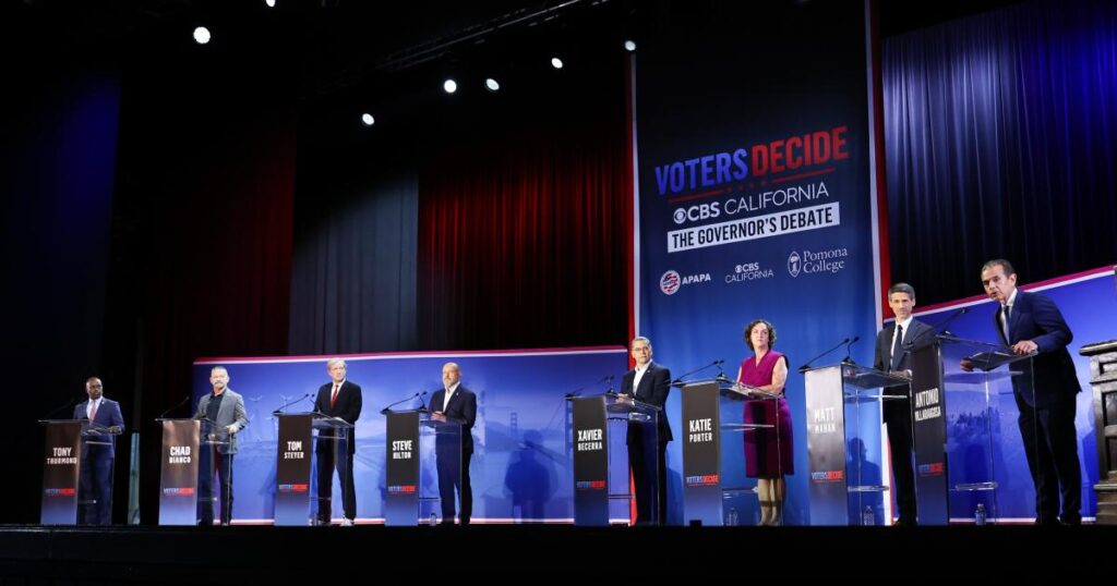 Gas prices, wildfire, insurance, climate – what each candidate said last night