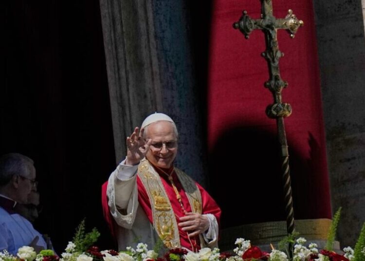 Pope Leo issues antiwar message in his first Easter Mass