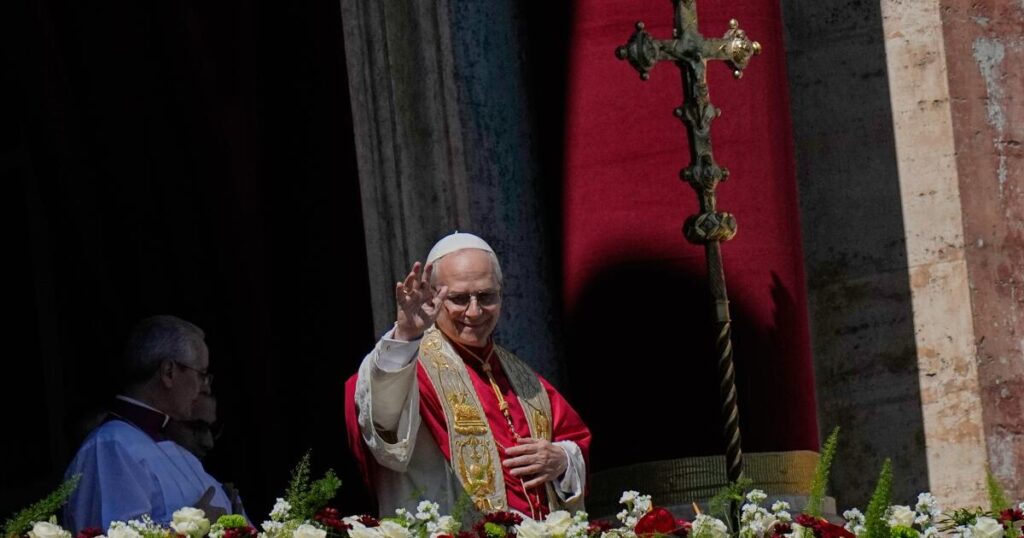 Pope Leo issues antiwar message in his first Easter Mass