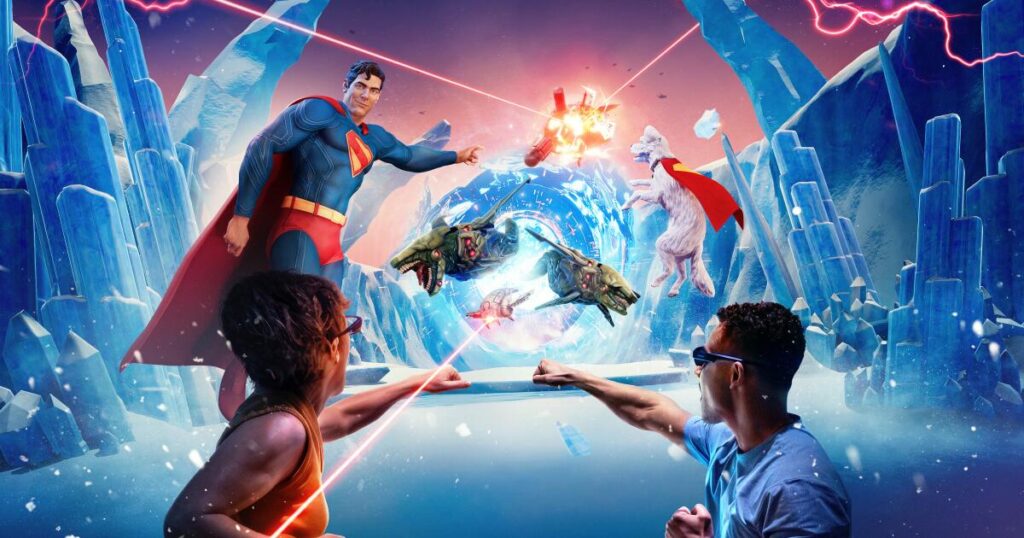 A new immersive ‘Superman’ experience is bringing Gary and Krypto to the Warner Bros. lot