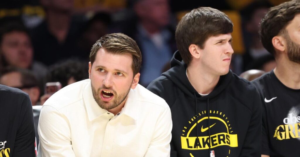 Luka Doncic providing Lakers a big playoff boost, even from the bench