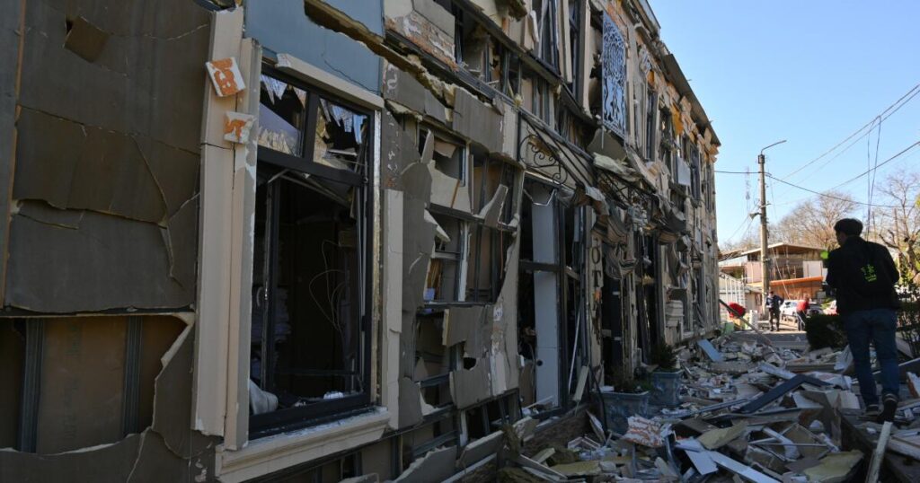 Russian drone attack wounds 14 while Ukrainian drones kill 2 in Russia-held area