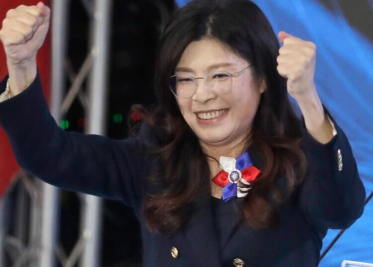 Taiwan opposition leader arrives in China on what she calls a ‘journey to peace’