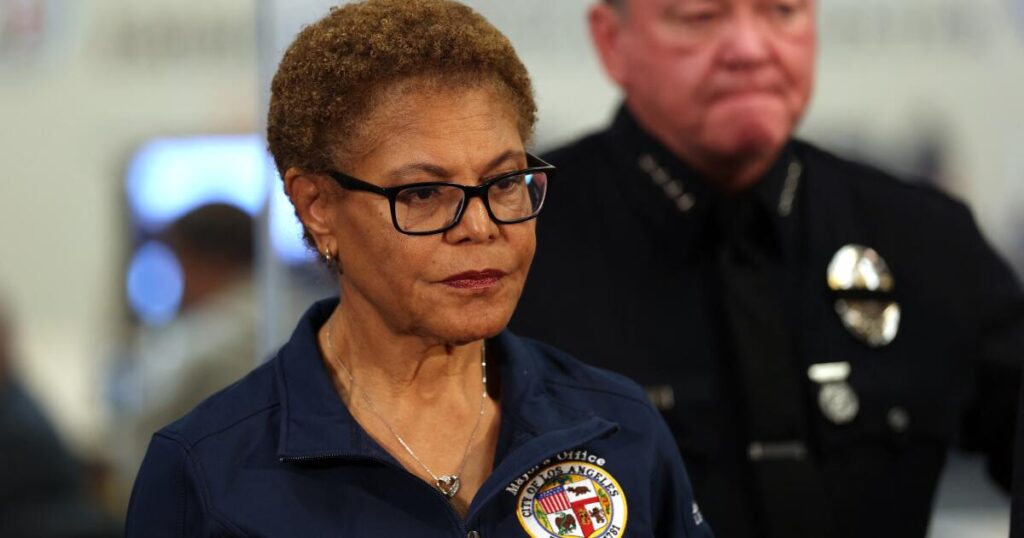 Mayor Bass has a new goal for the LAPD: Forget growing, just stop shrinking