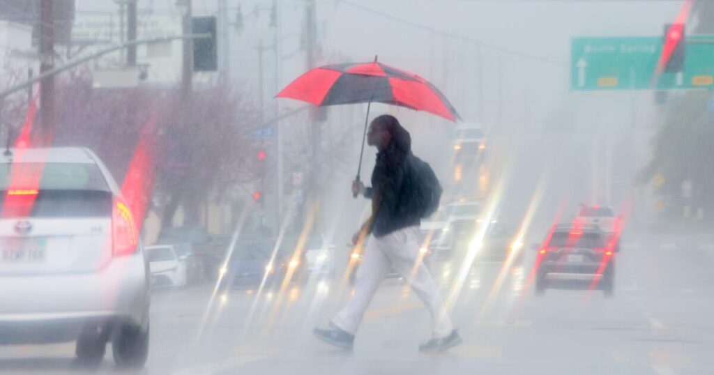 Rainstorm and fierce winds strike California. Here’s what’s in store