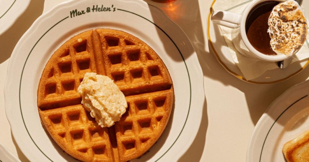 Can Max & Helen’s ever be a laidback diner? Do we care when the waffle is so good?