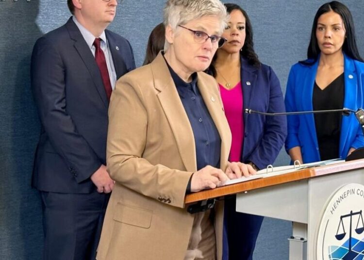 County prosecutor charges ICE agent with assault for pointing gun at people on Minneapolis highway