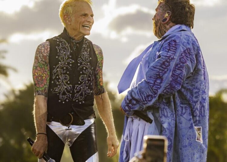 10 minutes backstage with David Lee Roth at Coachella