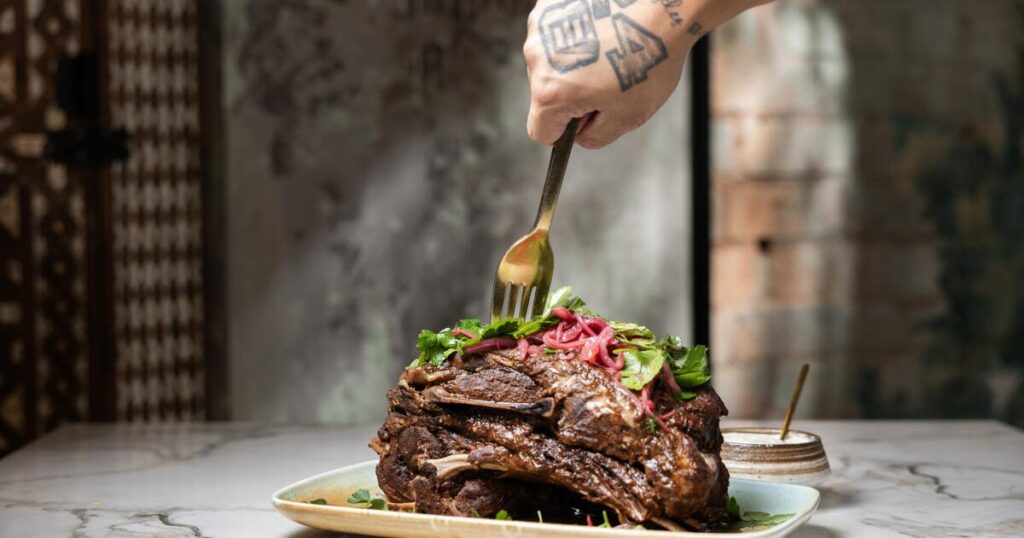 The restaurant inside L.A.’s best new food hall is a triumph. It could be a revelation