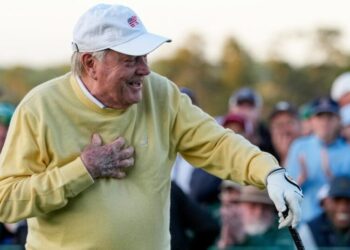 ‘I haven’t killed anybody yet’: Jack Nicklaus ‘came close’ with ceremonial shot at Masters