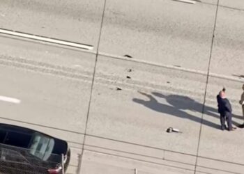Driver wounded in shooting on 105 Freeway, prompting extended closure of eastbound lanes