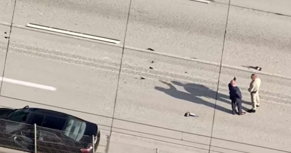 Driver wounded in shooting on 105 Freeway, prompting extended closure of eastbound lanes