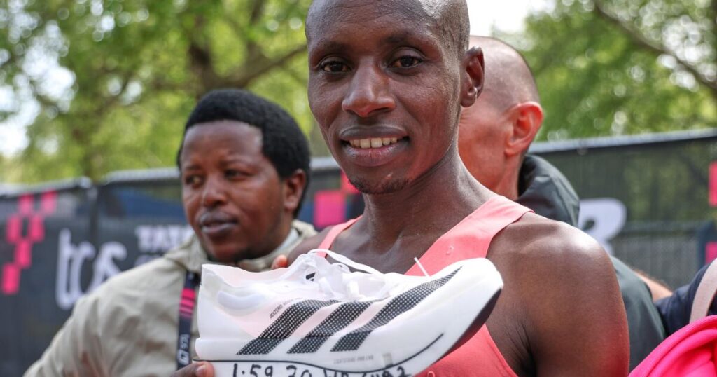 Sabastian Sawe’s sub 2-hour marathon pushes Adidas ahead in race to fit feet for record feats