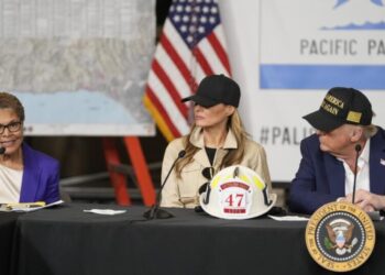 Bass, Barger meet with Trump to push for L.A. fire recovery funds
