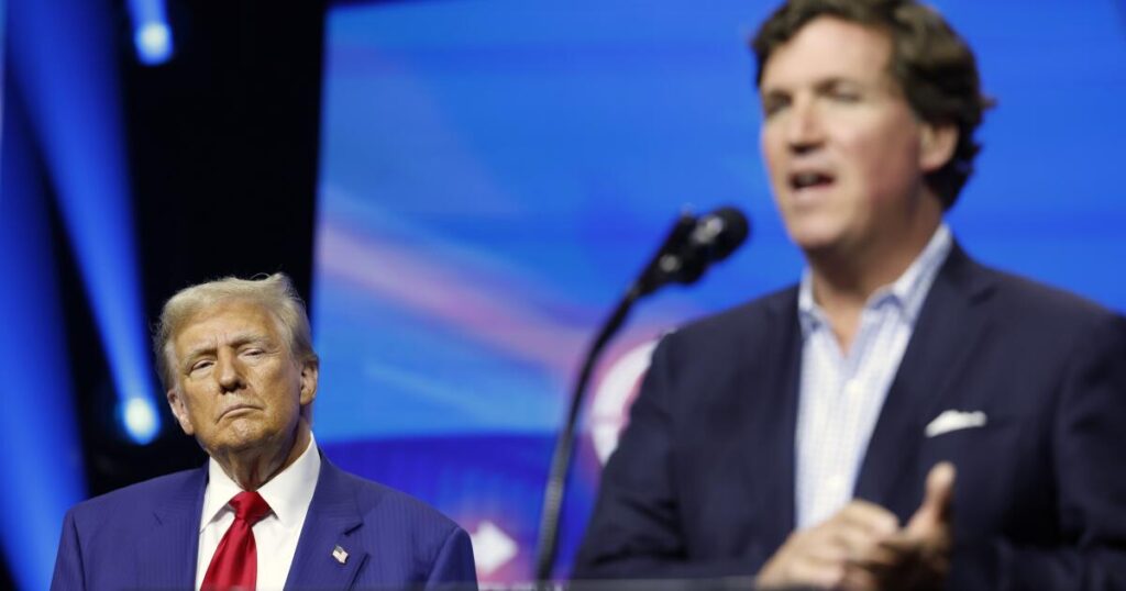 Tucker Carlson’s reversal on Trump is a familiar script