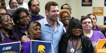 Powerful California institutions backed Swalwell’s rise. Now they’re facing questions