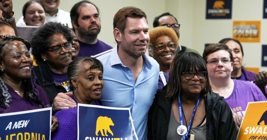 Powerful California institutions backed Swalwell’s rise. Now they’re facing questions