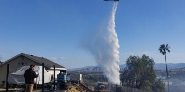 Brush fire in Riverside County triggers evacuations, damages at least one home