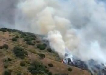 Growing brush fire triggers evacuation warnings in Orange County